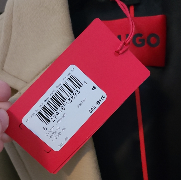 Men's Hugo Boss Wool Trenchcoat - Picture 2 of 2